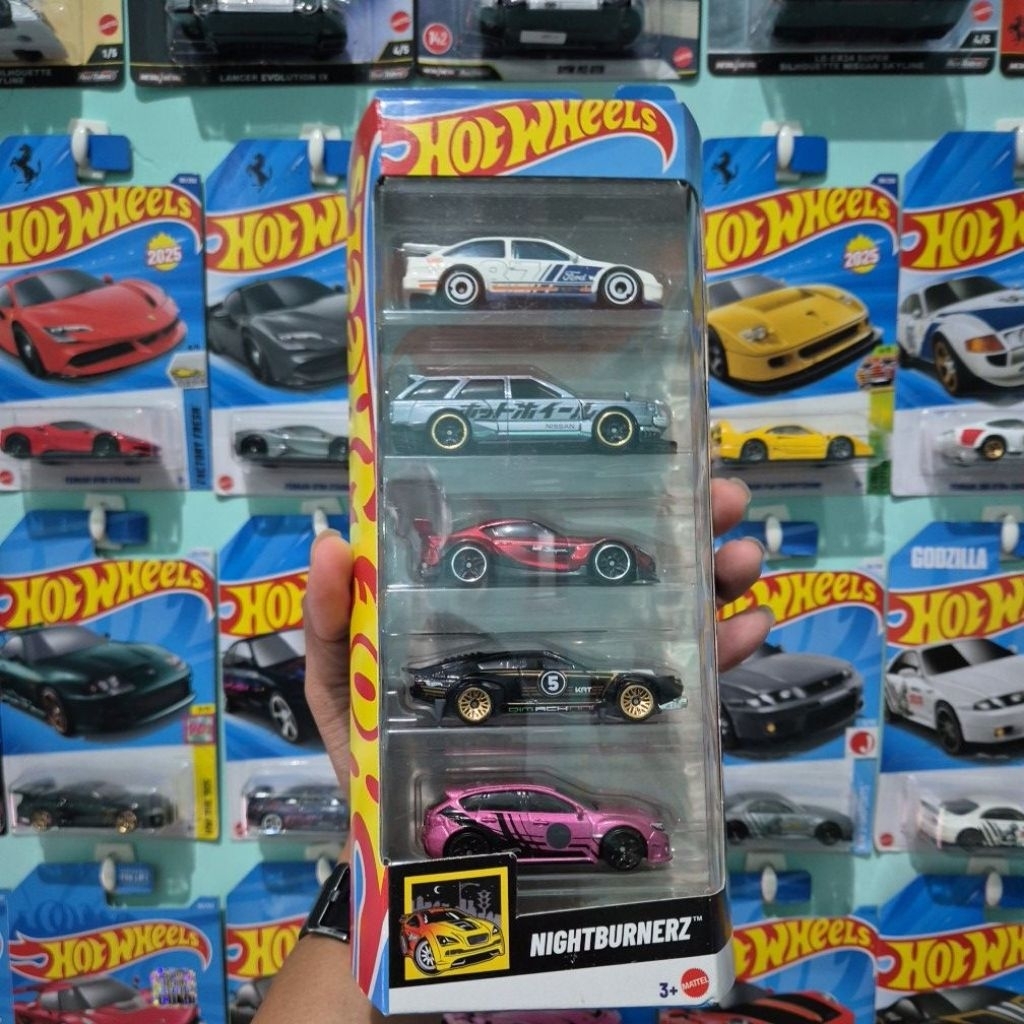 HOT WHEELS 5 PACK NIGHTBURNERZ