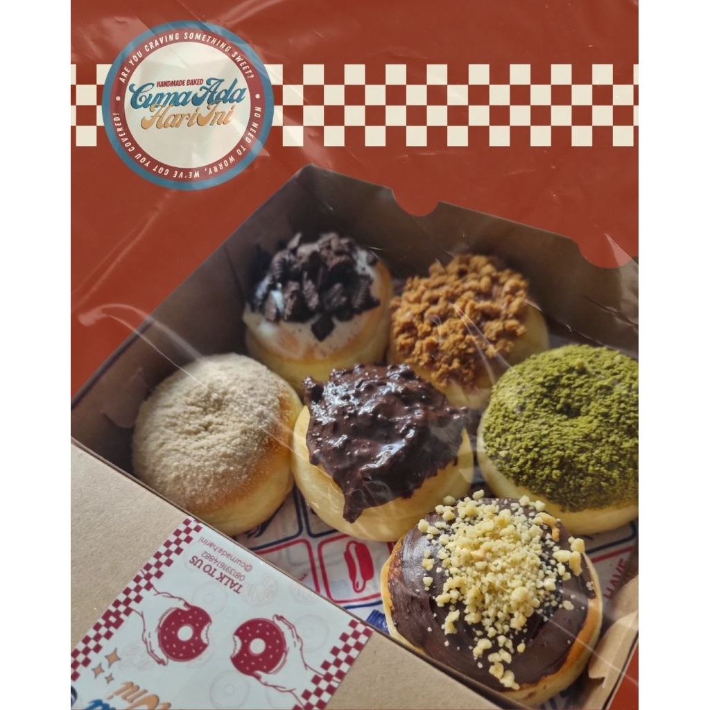 Donat Kentang Mini - isi 6 pcs