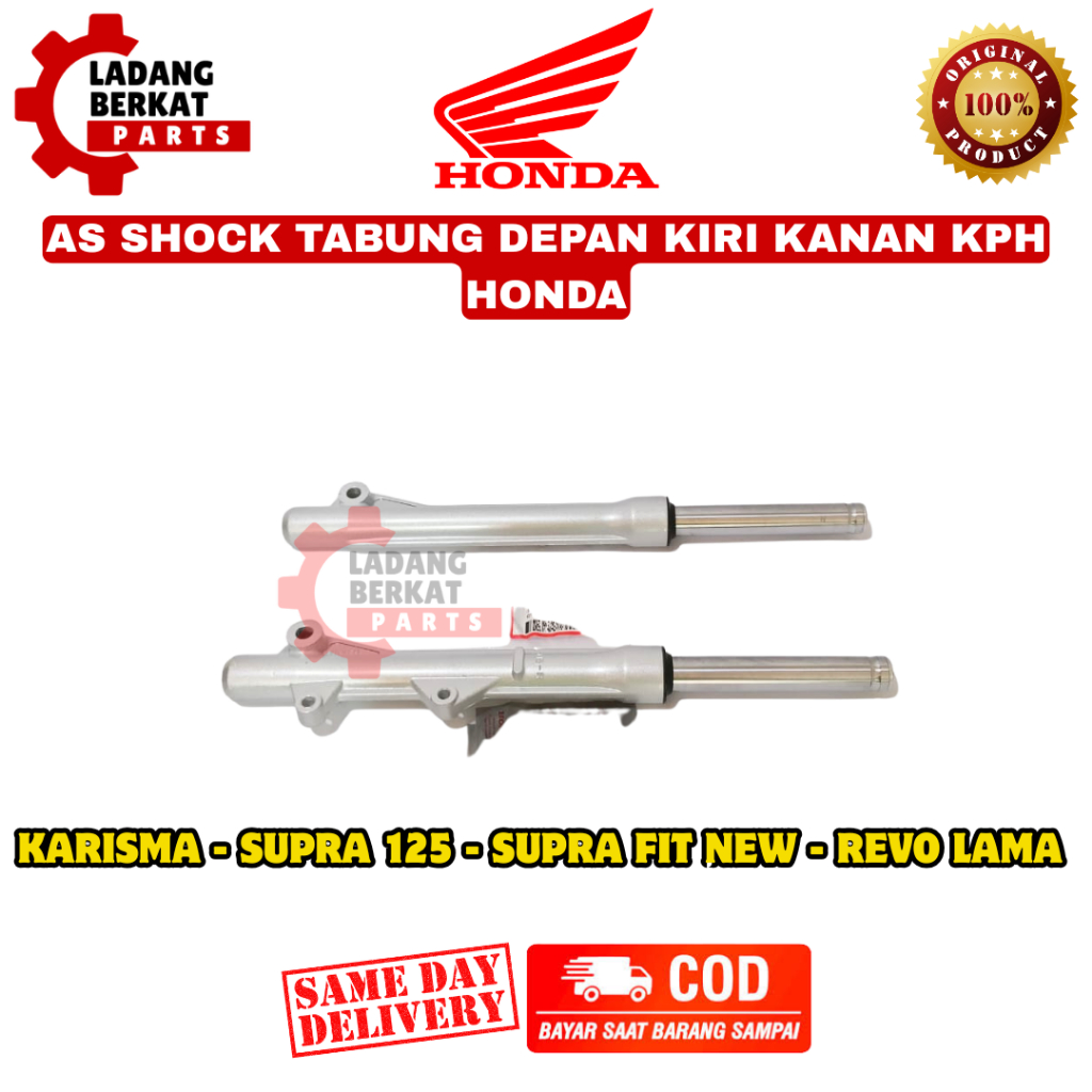 AS SHOCK DEPAN TABUNG ORIGINAL HONDA KPH | MOTOR KARISMA, SUPRA 125, SUPRA FIT NEW, REVO LAMA