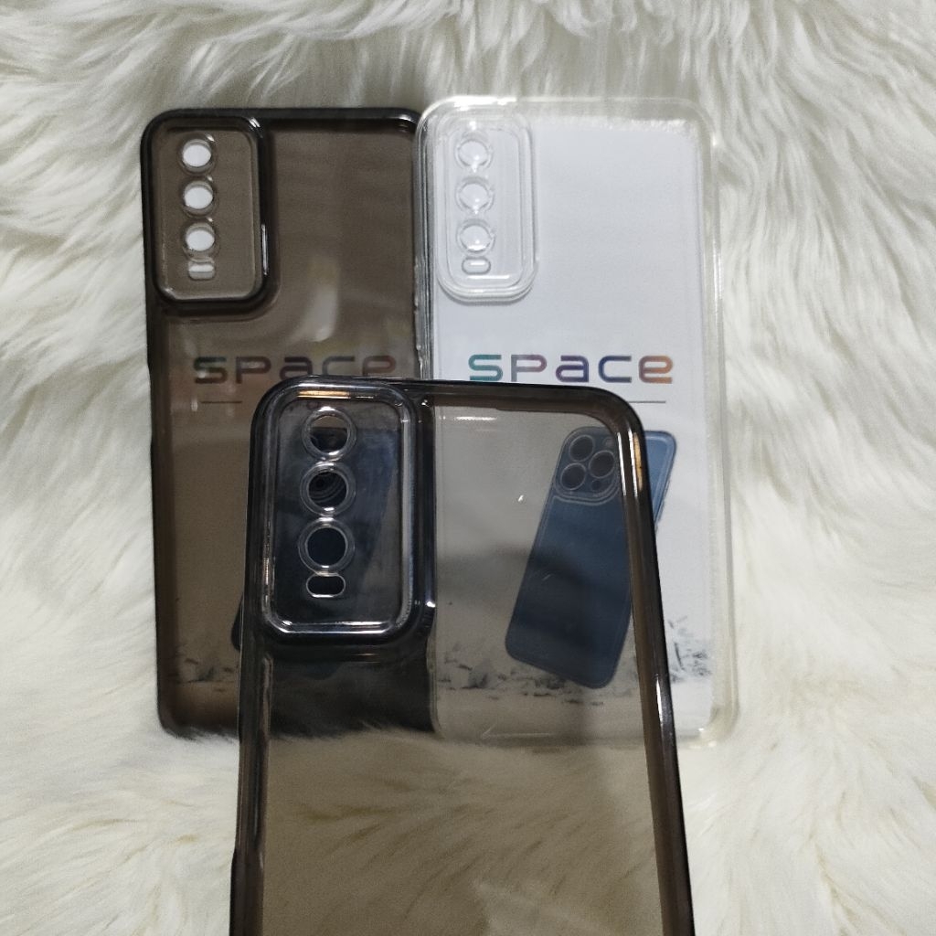 Soft Case VIVO Y20 VIVO 20I VIVO Y20S VIVO Y12S VIVO Y12A Silikon Casing Space Tpu Original Clear Bl