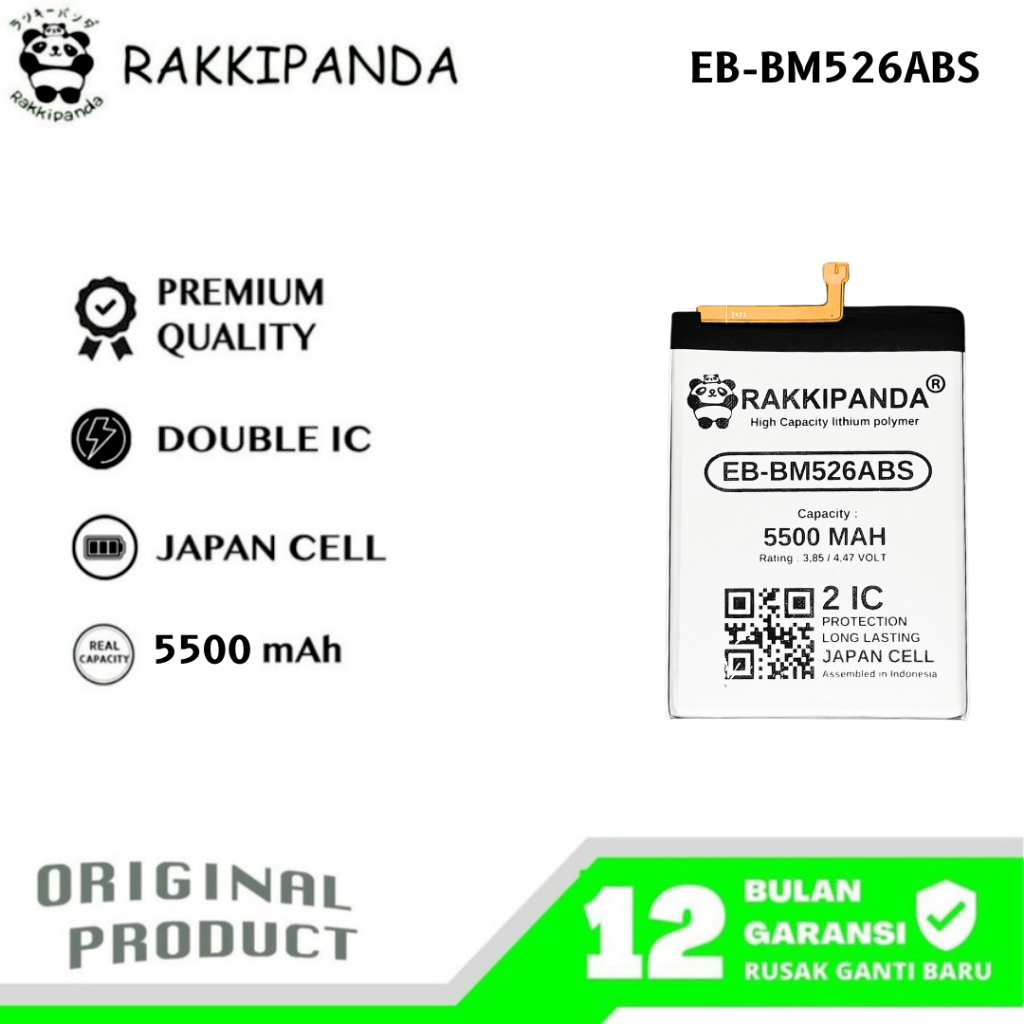 RakkiPanda - EB-BM526ABS Samsung M52 / M53 / M56 / M23 / F23 / A23 / A73 5G Batre Batrai Baterai