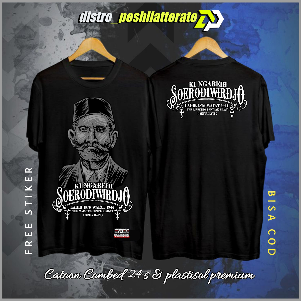 KAOS PSHT 24S EYANG SURO LEGEND SH TERATE SIMPEL