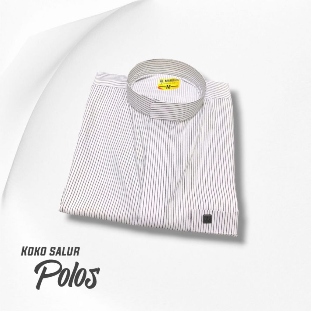 Baju koko Salur Garis -Garis warna Buru , Koko motif kekinian , Baju koko maroko
