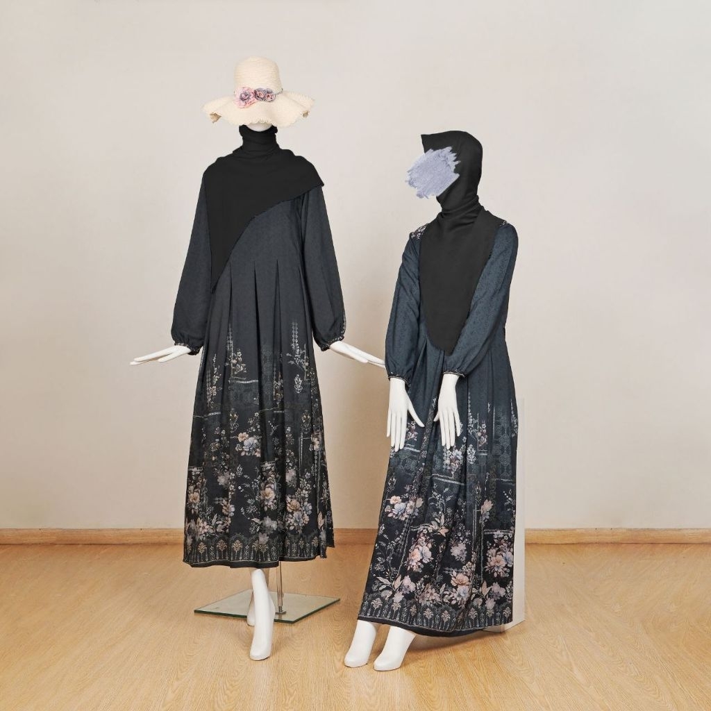 Le Khari - Aleyda Dress Silk | Gamis Silk Wanita Ld90-120 Terbaru