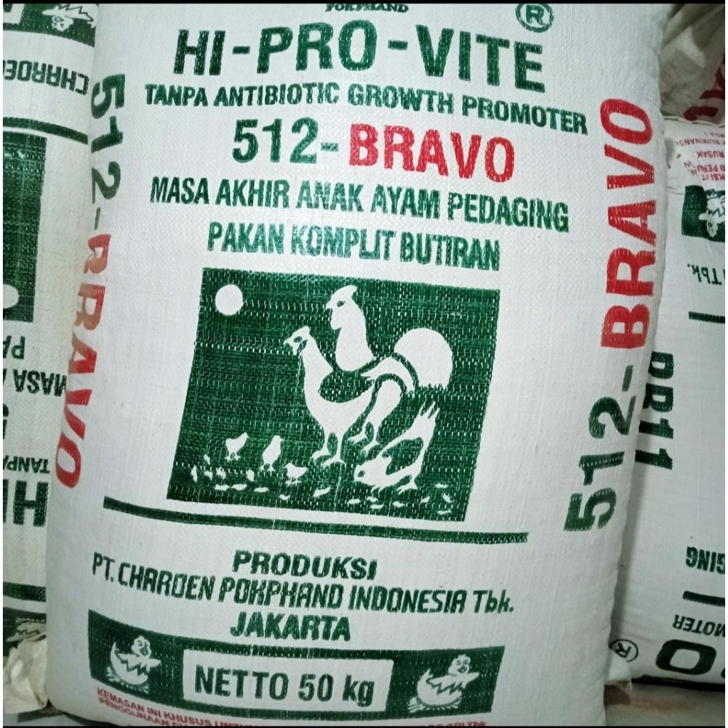 Bravo 512 Pakan Ayam Repack