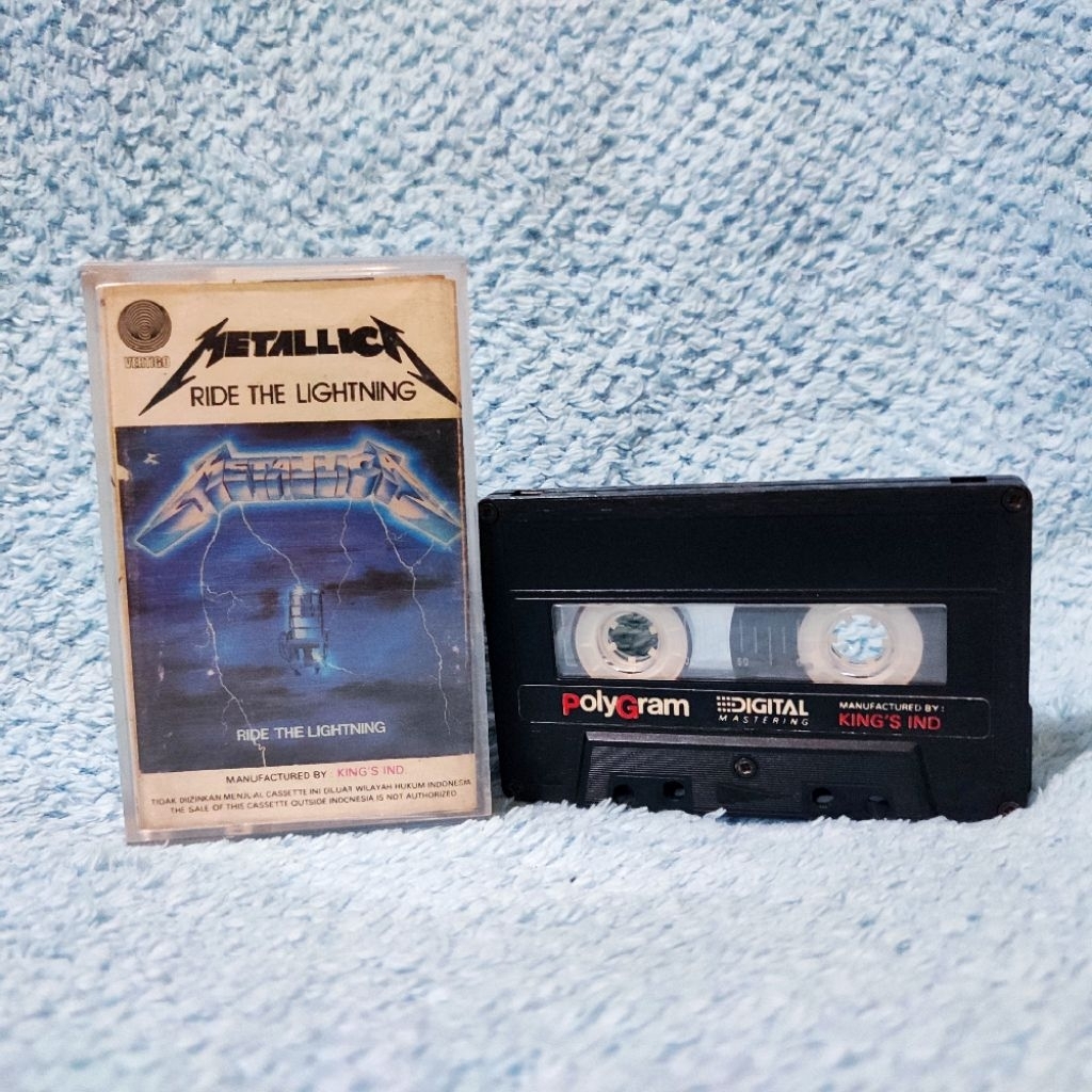 Kaset Pita Metallica Ride The Lightning