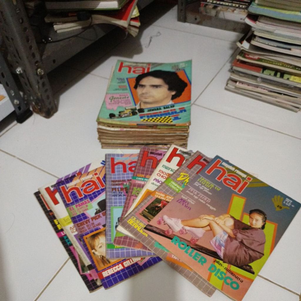 MAJALAH HAI LAWAS TAHUN 1980"N