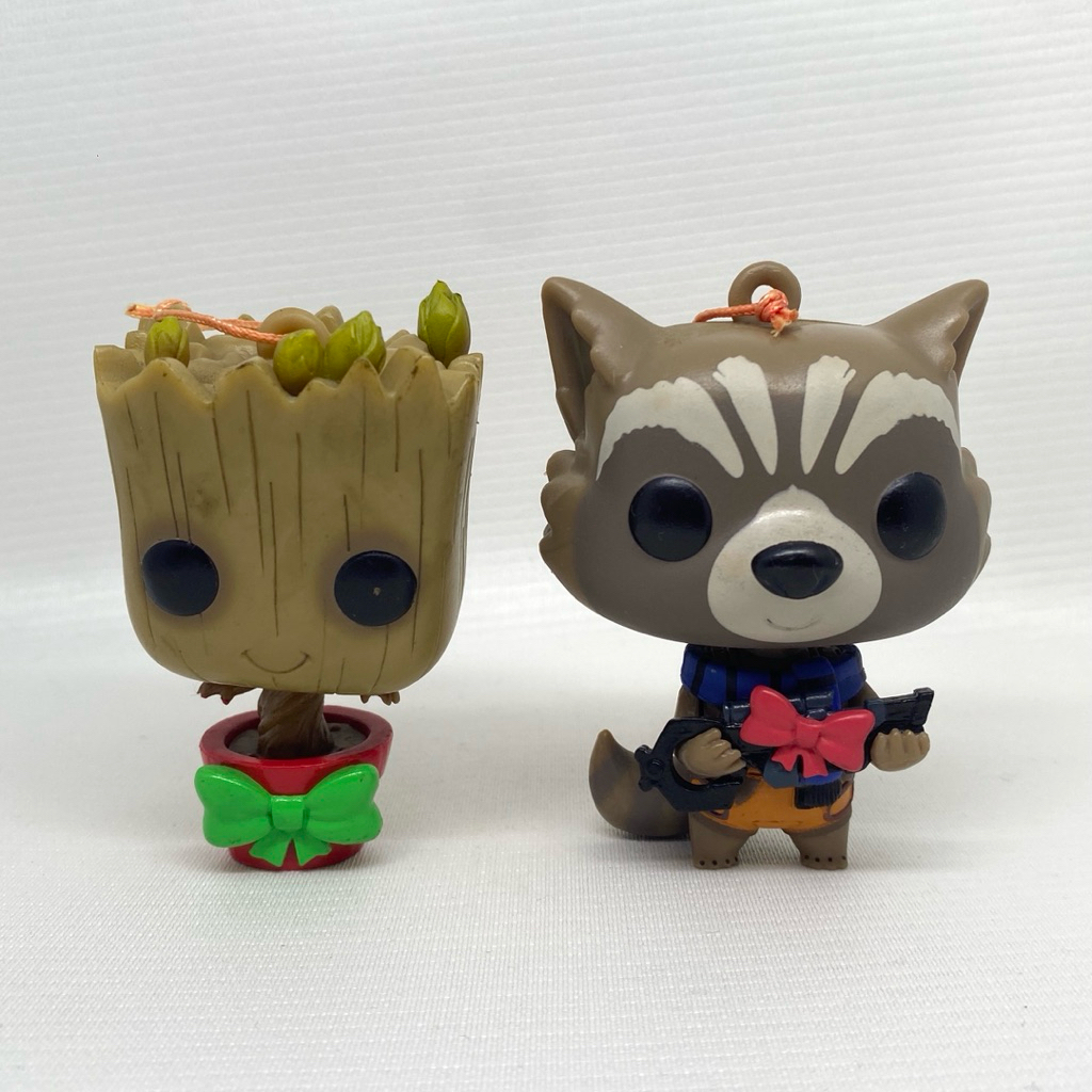 Funko Pop Bobblers Groot & Rocket Marvel Collector Corps Guardians of the Galaxy Original