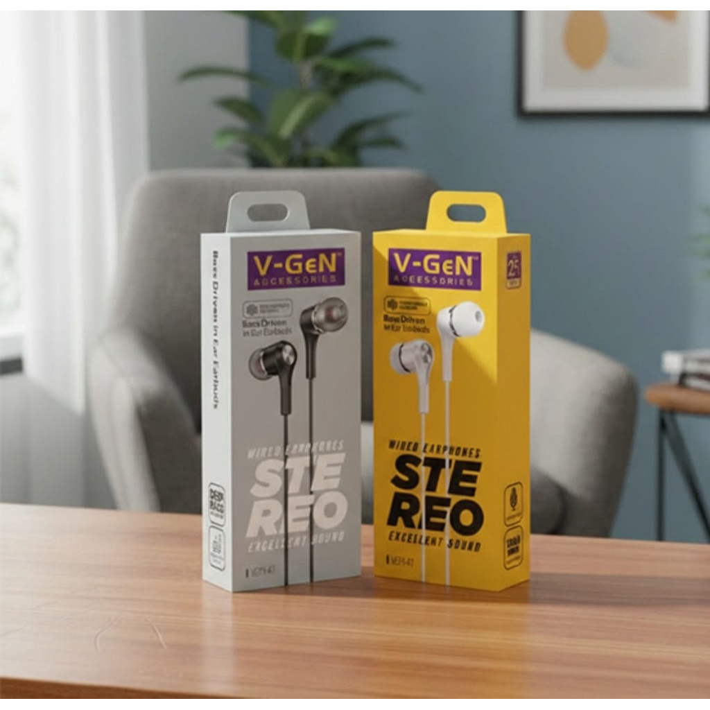 EARPHONE KABEL STEREO V-GEN