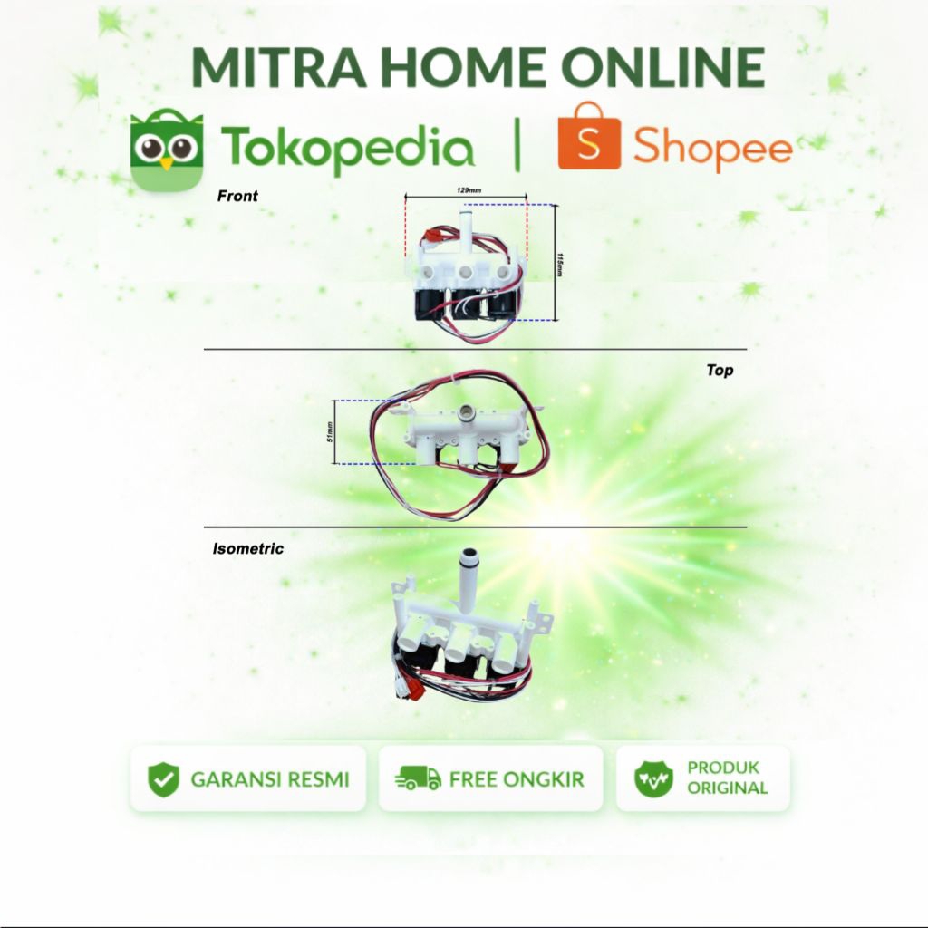 FAUCET WATER DISPENSER MODENA DD 7315 W / DD 7315 L ORIGINAL