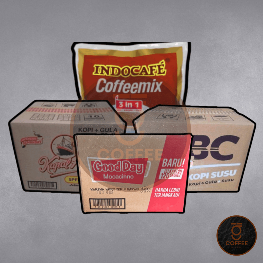KOPI KAPAL API MIX MOCACINNO INDOCAFE ABC SUSU 1 DUS