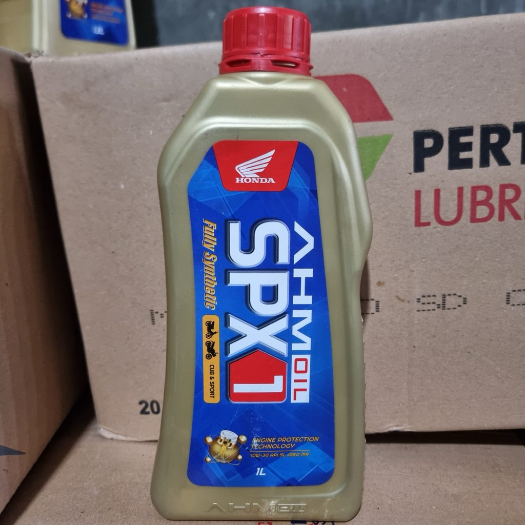 OLI SPX1 1000ML AHM OIL HONDA 1LITER ASLI ORIGINAL