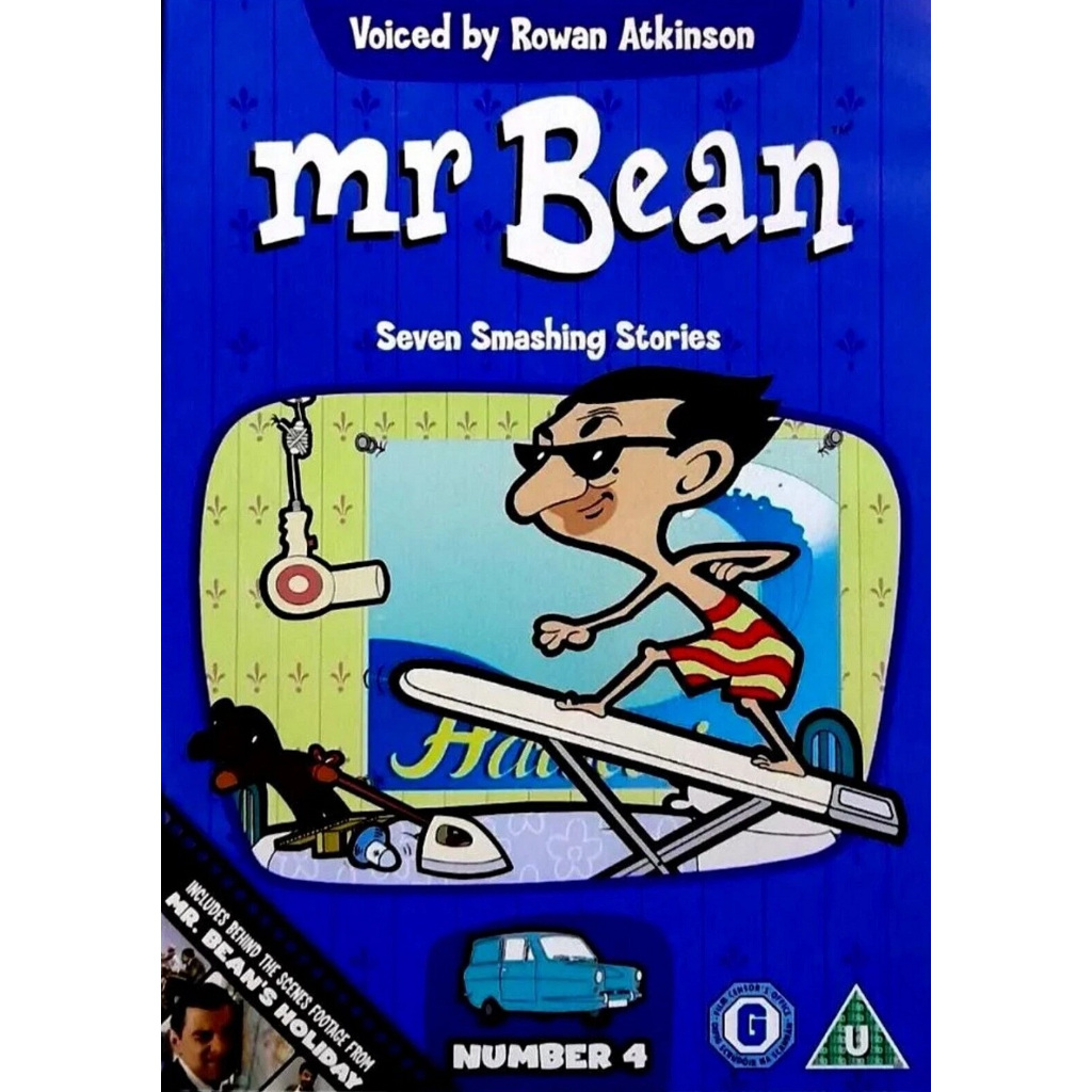 Kaset Film Kartun Mr Bean vol 4 Seven Smashing Stories Animasi
