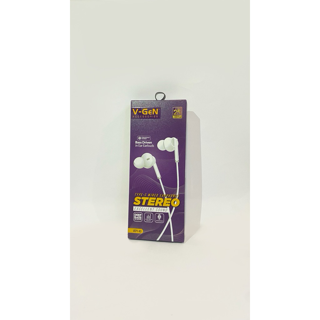 EARPHONE STEREO EXTRA BASS V-GEN
