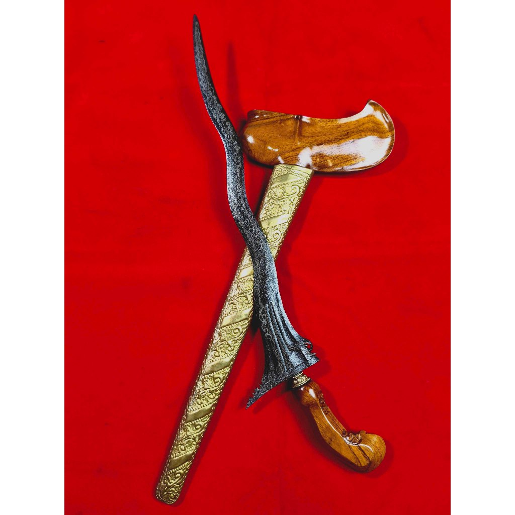 Keris Sepuh Pandawa Cinarito Luk 5 Pamor Beras Wutah