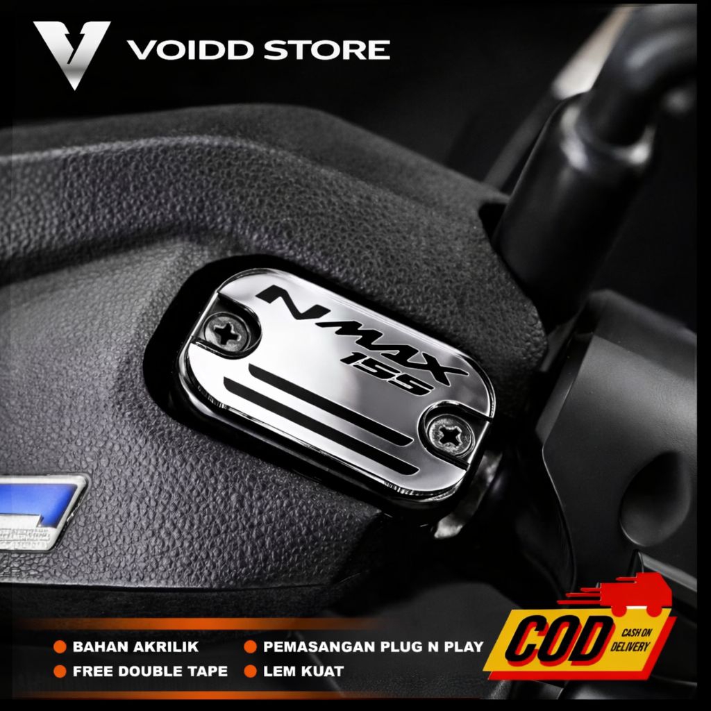 2 PCS COVER MINYAK REM AKRILIK NMAX AKSESORIS KEREN MOTOR