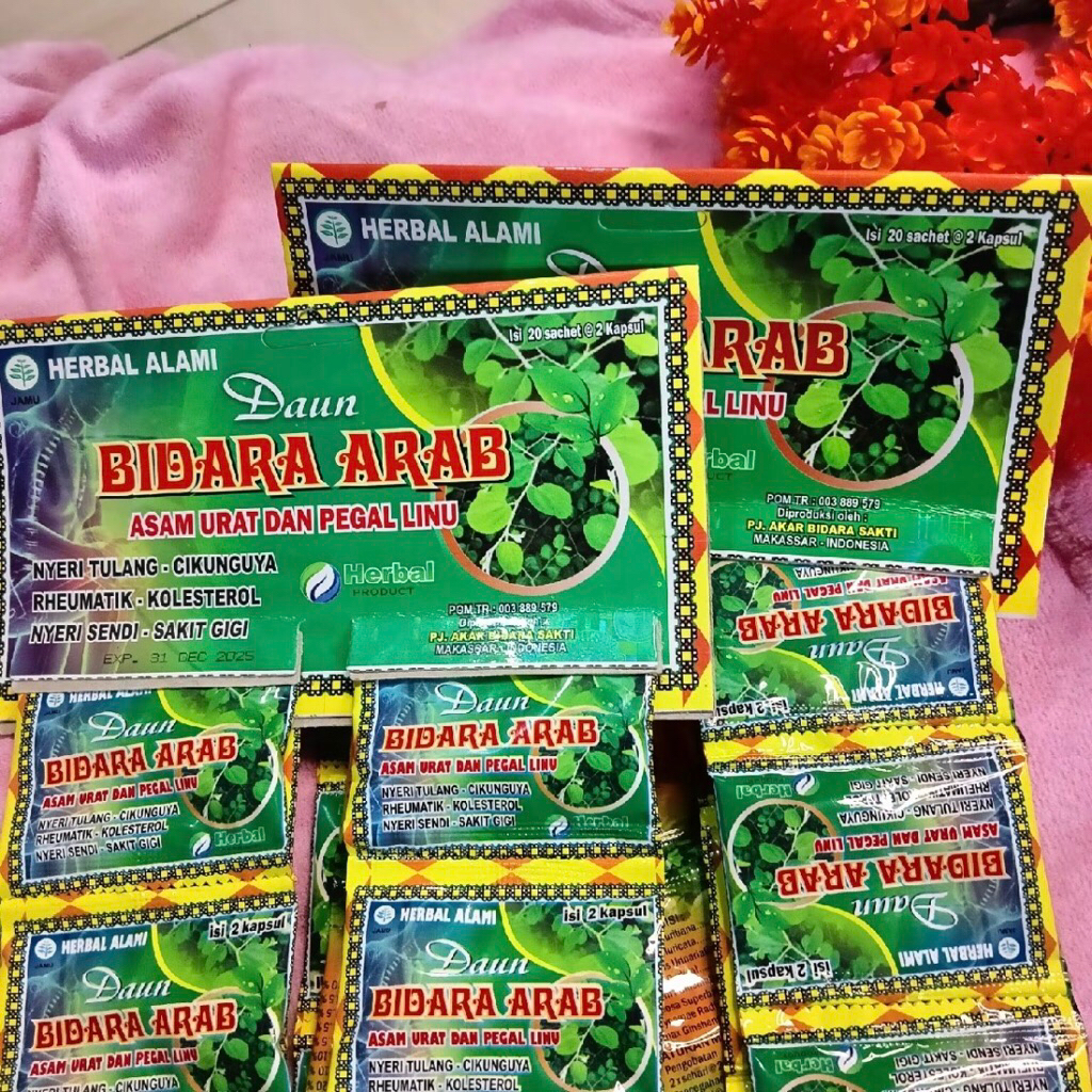 Paket 10 Renceng || Kapsul Daun Bidara Arab 100% Original