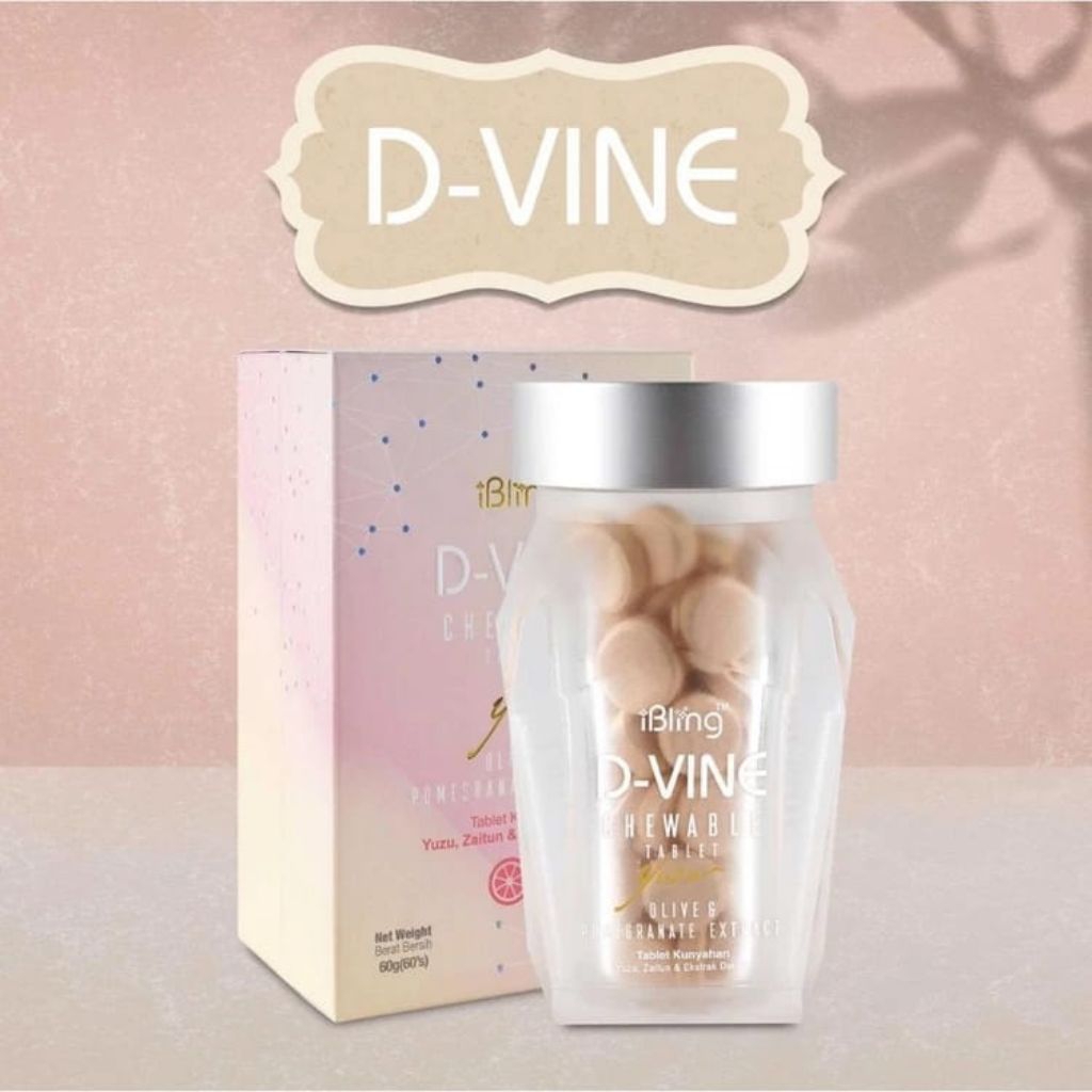 DVine Collagen 30&60 Butir - Ecer Asli Original, Membantu Mencerahkan Kulit Original