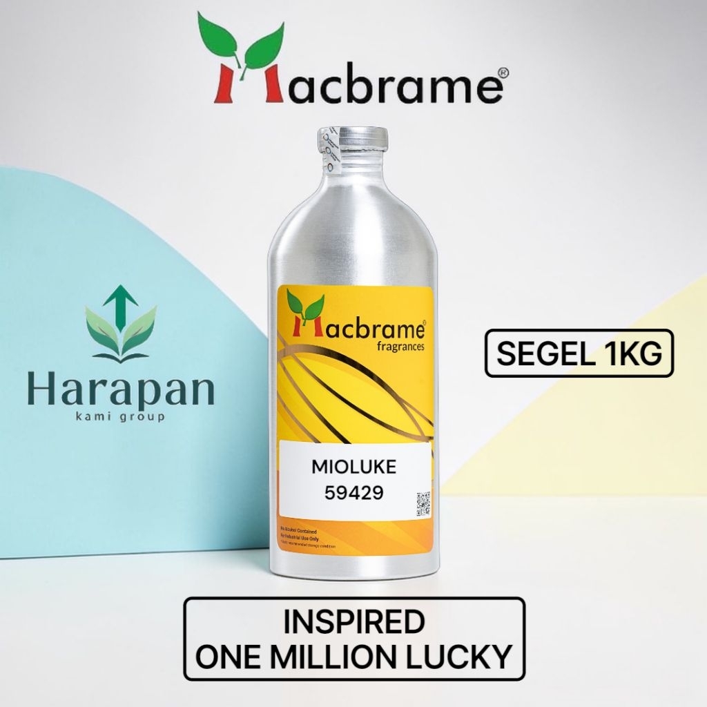 MIOLUKE BIBIT PARFUME ONE MILLION LUCKY BY MACBRAME SEGEL 1KG