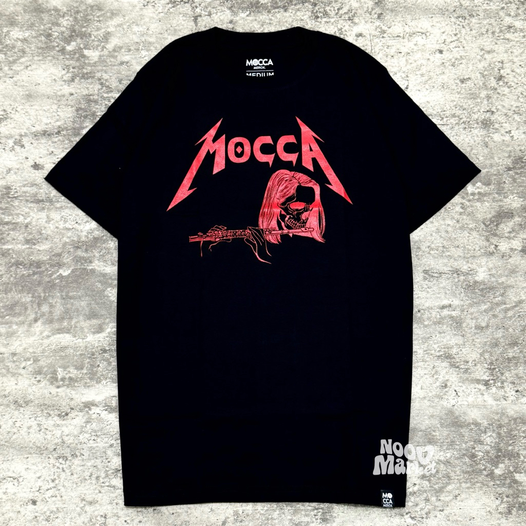 noov music merch Tshirt MOCCA - Reds Flute Black | Official Merchandise | Noov Music Merchandise Ori