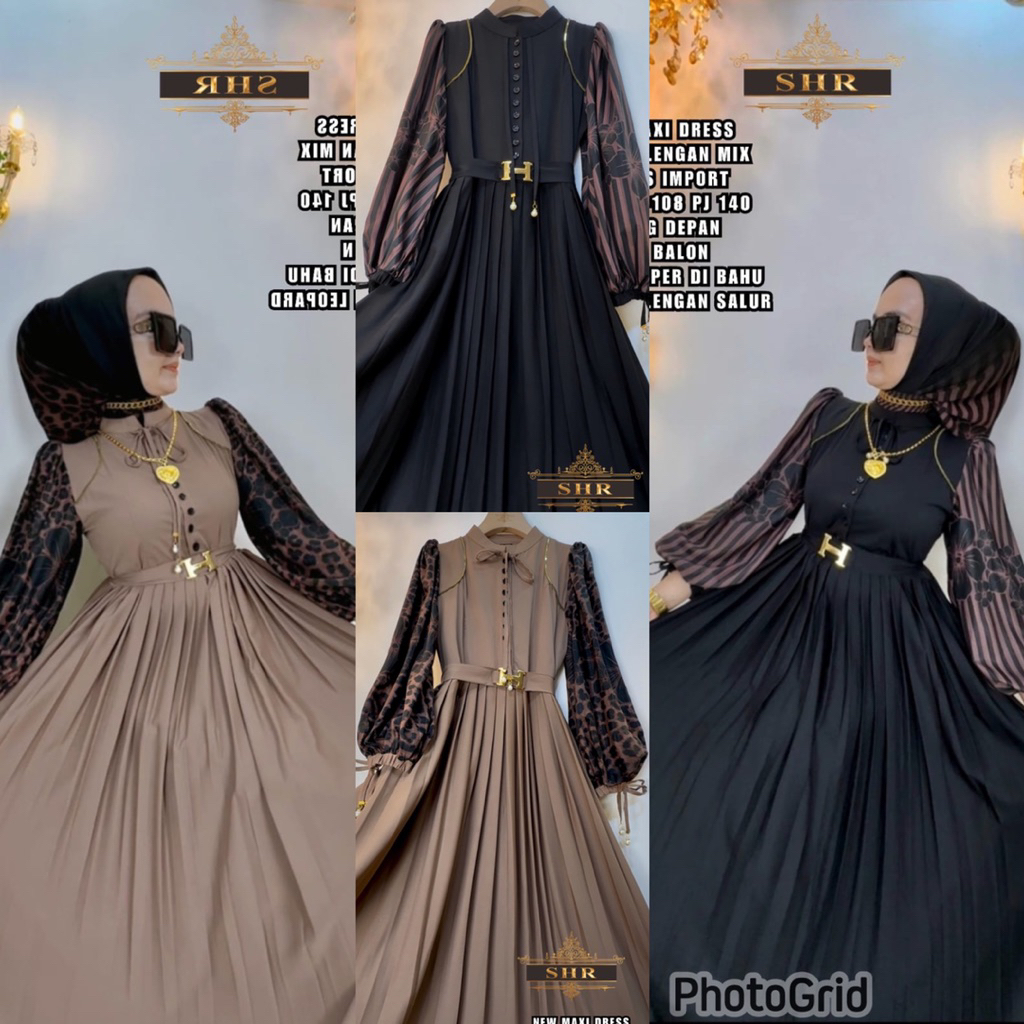 ORI SHR 100%... GAMIS LENGAN SALUR MACAN PREMIUM