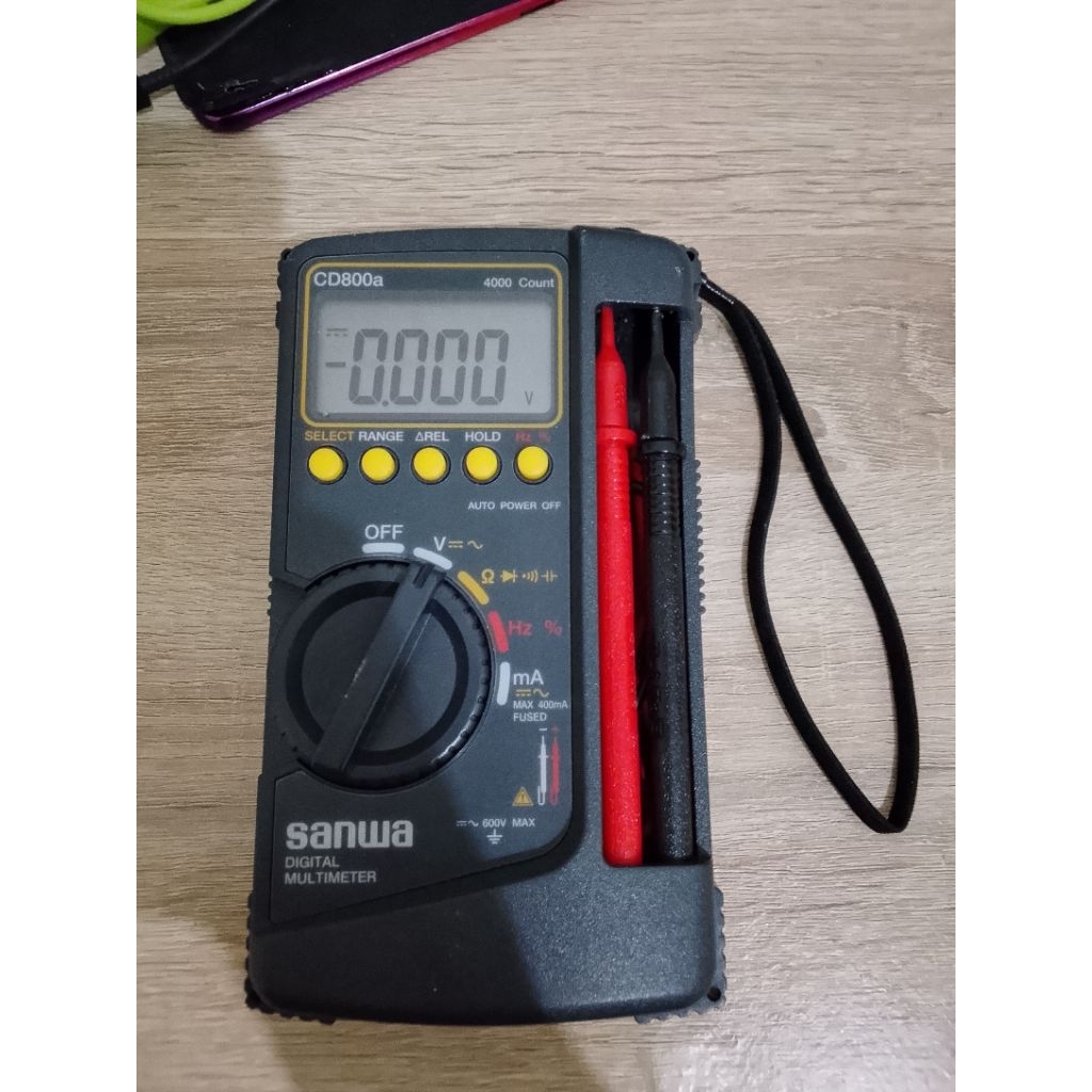 digital multimeter Sanwa cd800a bekas pakai normal