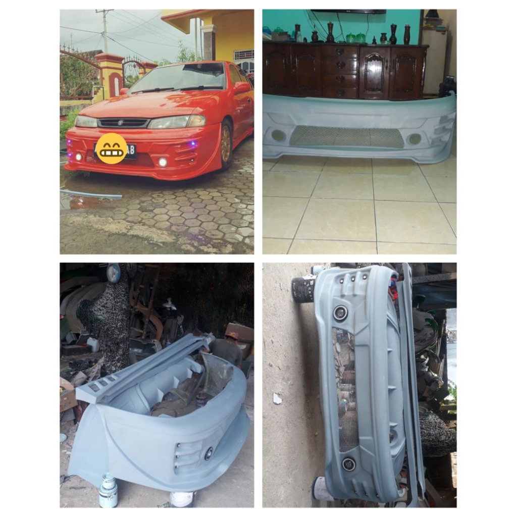 Bodykit bemper depan 1pcs sedan Timor full costum tampilan keren untuk mobil anda