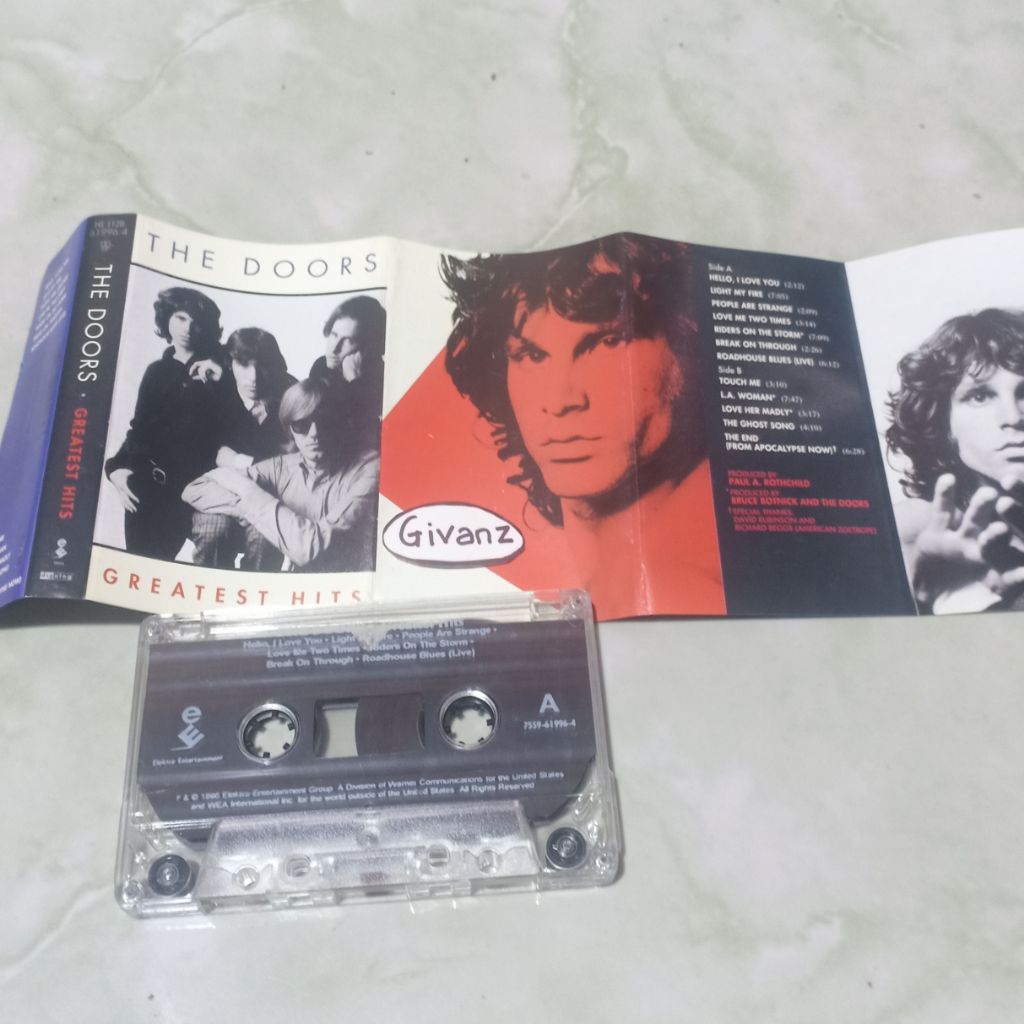 kaset pita THE DOORS - Greatest Hits