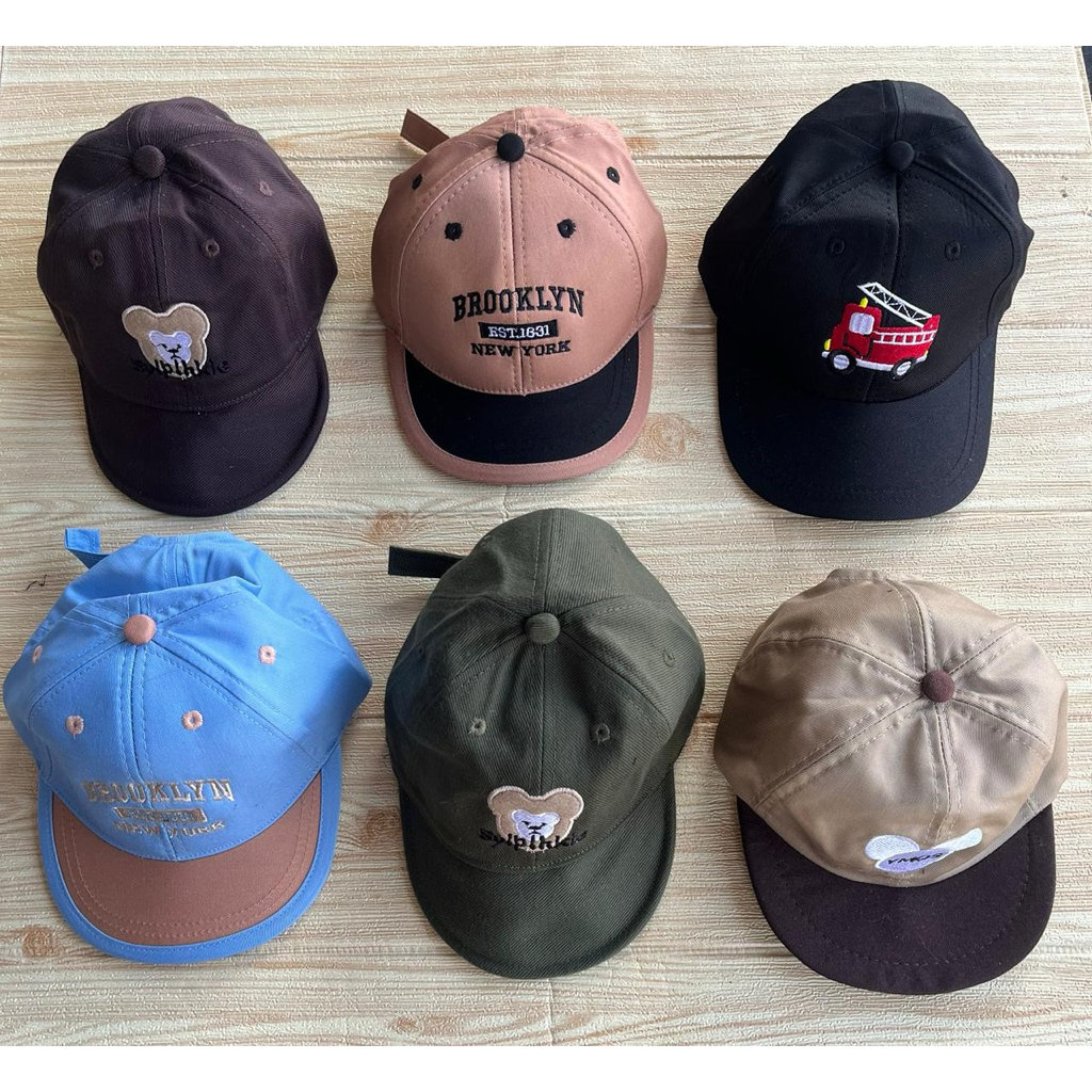 topi anak laki laki perempuan 2-5 tahun