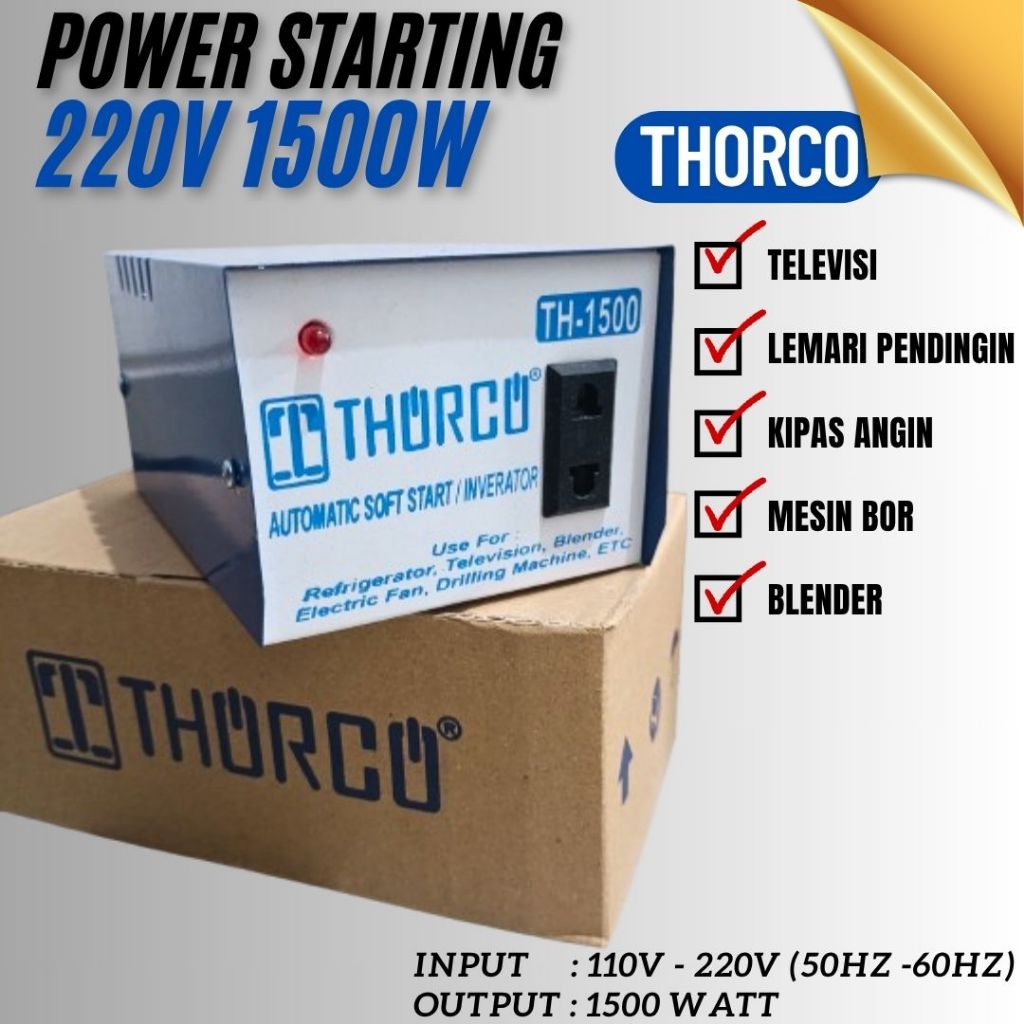 Power starting 1500 watt listrik inverator