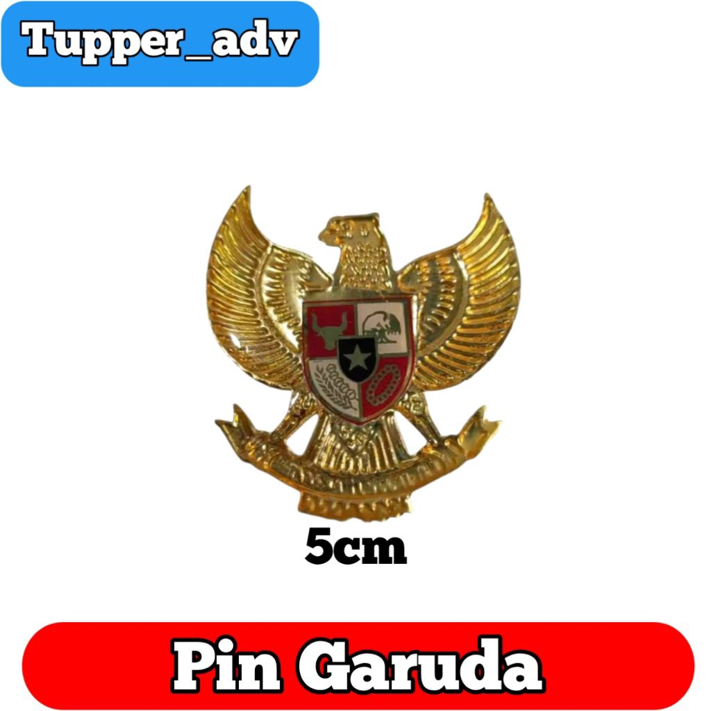 Pin Bros Garuda Resin Ukuran 5cm / Pin Paskibra / Pin Bros Garuda Fiber Lapis Resin