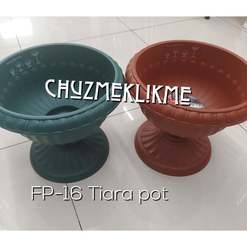 Tiara pot lion star FP-16, FP-17/Pot tanaman lion star Tiara Pot
