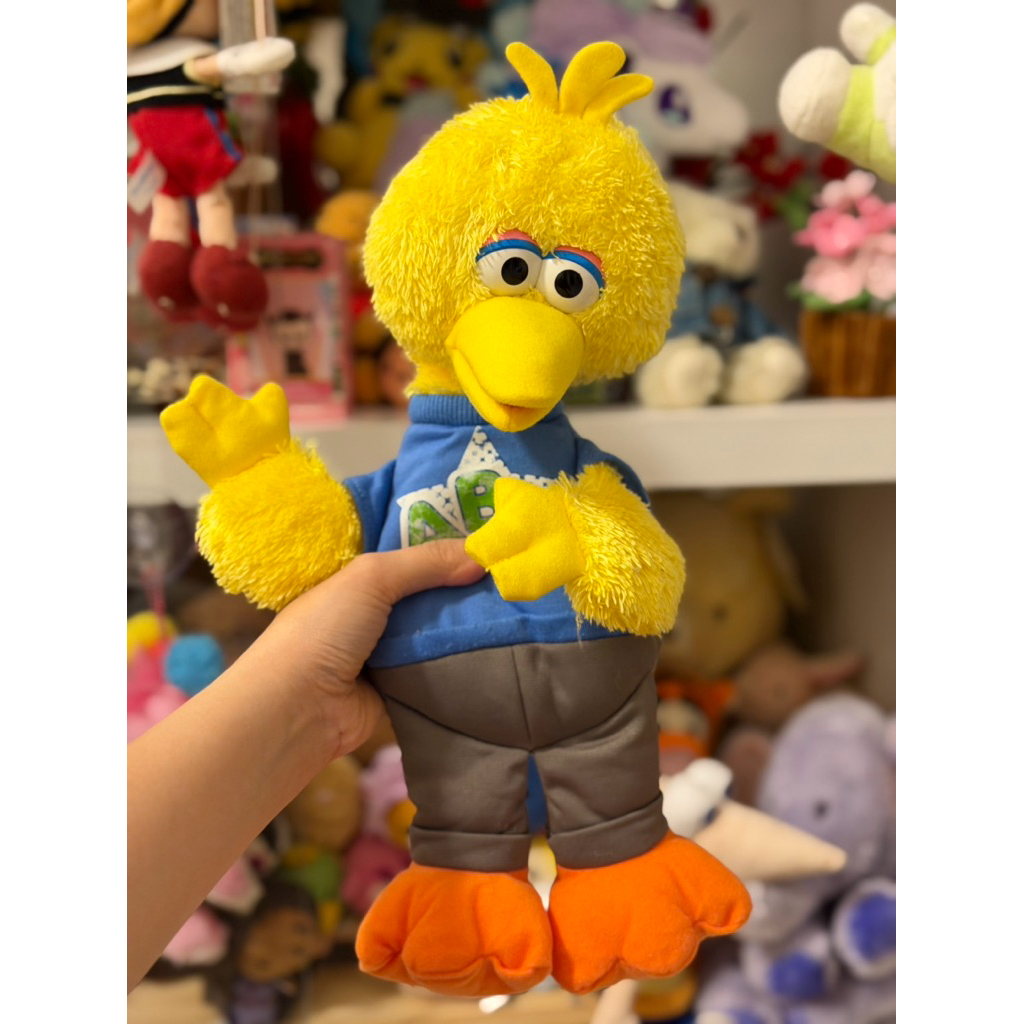 Big Bird Sesame street boneka 35cm elektrik / Elektrik Big bird Sesame street Abc song
