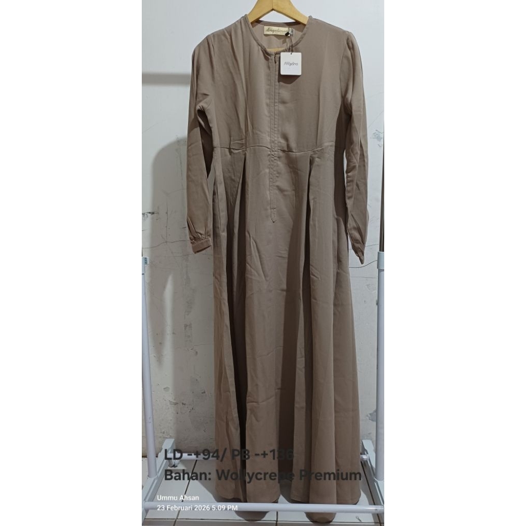 ATELIER ANGELINA SABRINA DRESS GAMIS HQ CREPE PREMIUM BY ATELIER ANGELINA