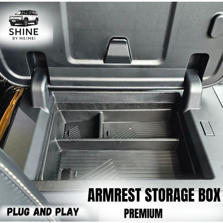 Armrest Storage Chery J6 / Chery J6 Armrest Storage Box / Kotak Penyimpanan Sandaran Tangan / AKSESO