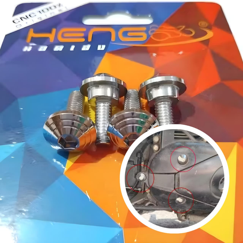 BAUT KEONGAN/COVER CVT BEAT FI ESP SCOOPY 2021 STAINLESS HENG THAILAND 100% ORIGINAL