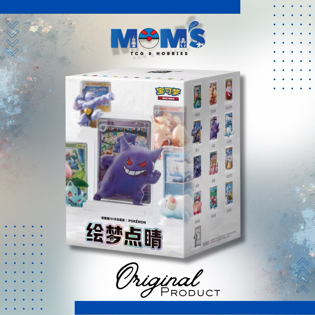 Pokemon Collection 151 Figures Blind Box Pokemon Dream Painting Figure Mystery Box Pokemon Blind Box