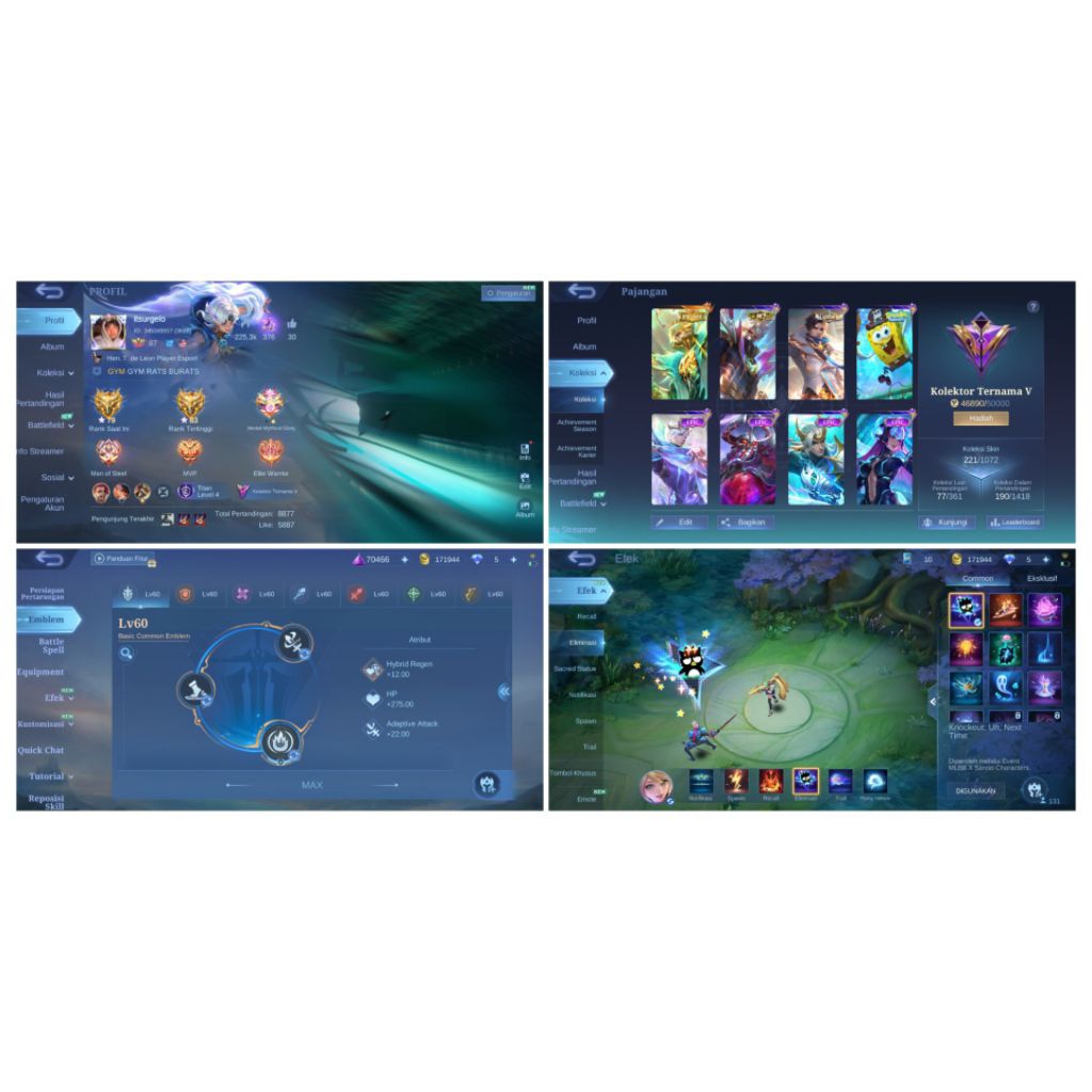 Akun MLBB Sultan Murah