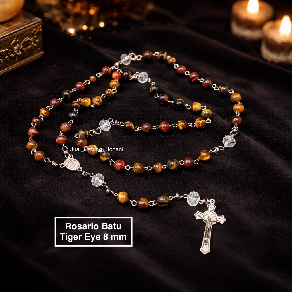 Rosario Batu Tiger Eye