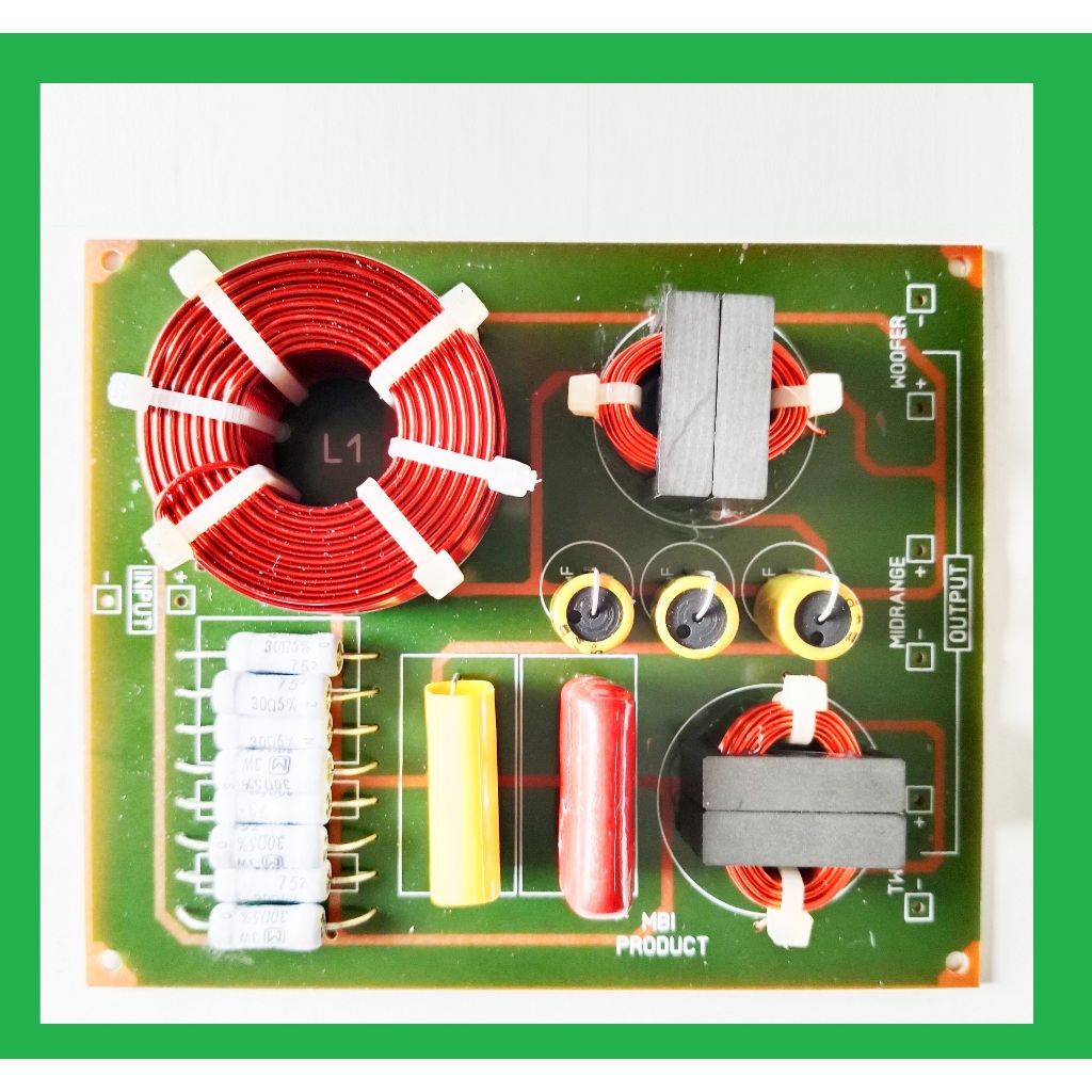 High End Quality 3 Way Crossover pasive for amplifier Speaker Output