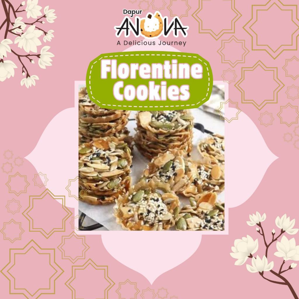 FLORENTINE COOKIES | Kue Lebaran | Kue kukis | Kue Biji-bijian | Kue manis | Kue Mente | Biji Almond