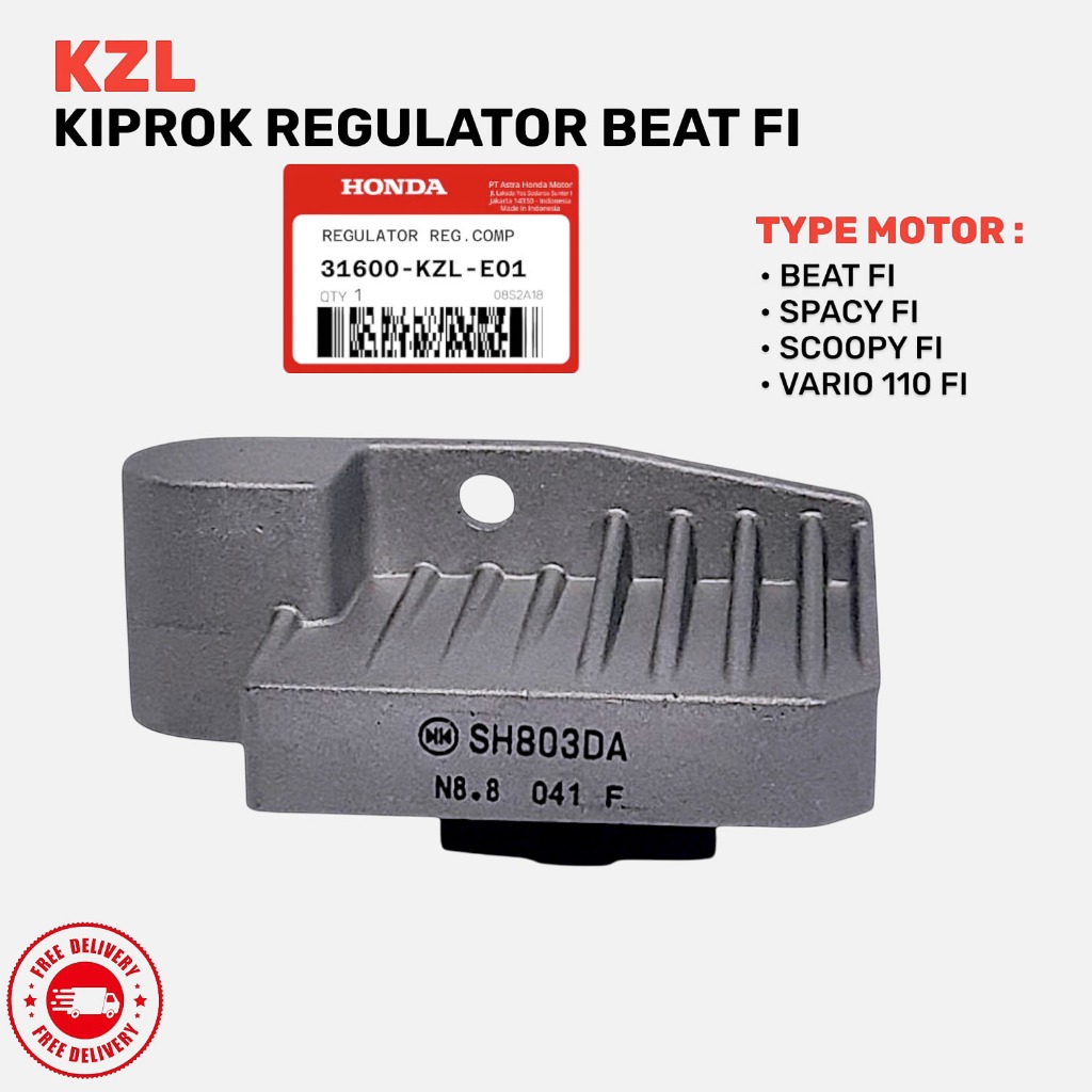 Kiprok Regulator  Beat Fi Scoopy Spacy Vario 110 Fi Stater Kasar KZL