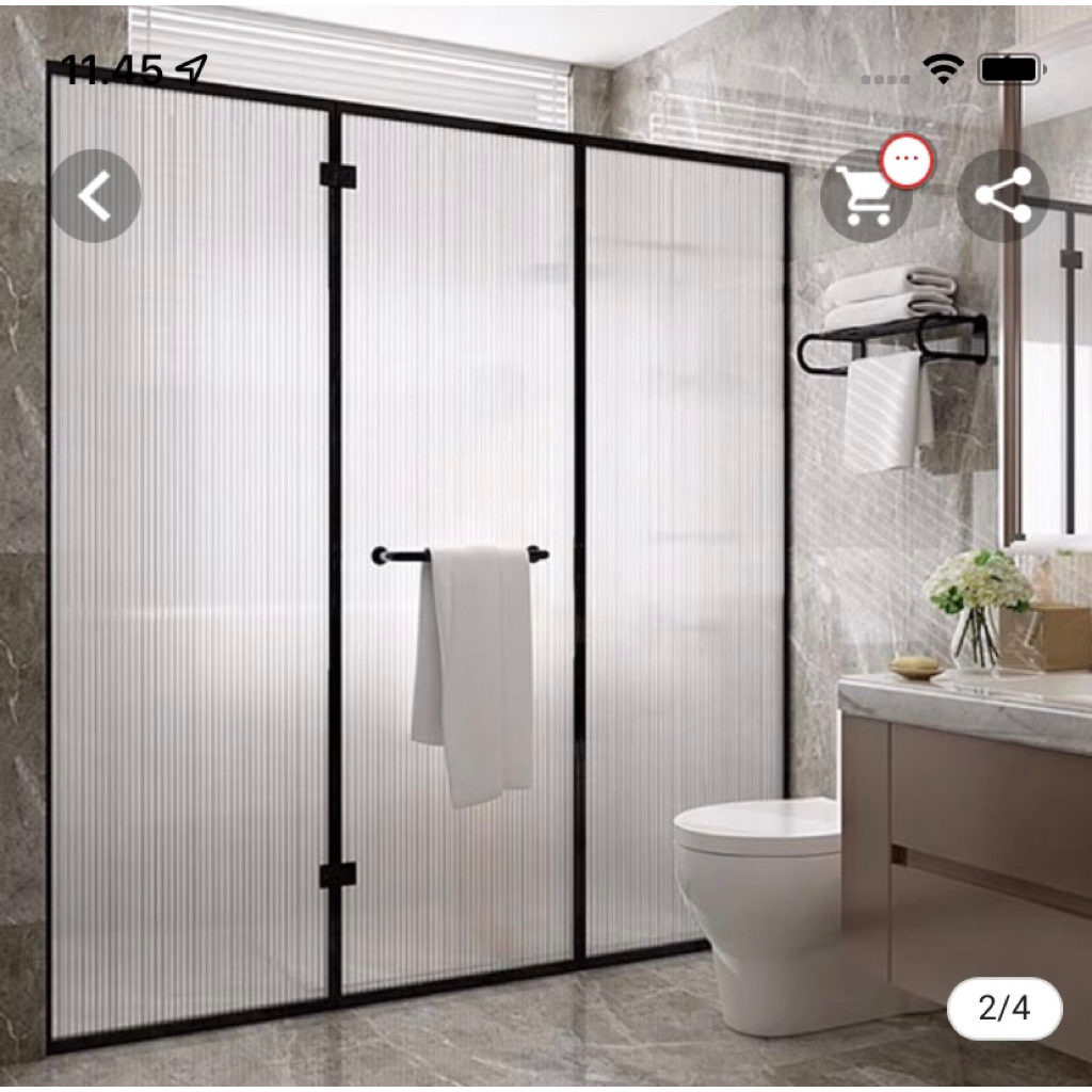 Sticker Kaca Roll Motif Garis