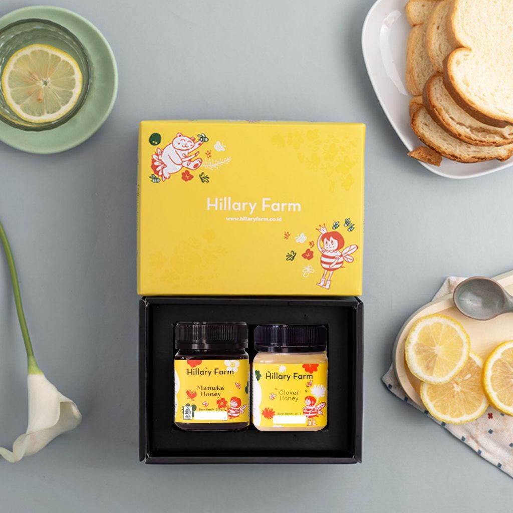 Hampers Manuka Honey 250gr + Clover Honey 250gr