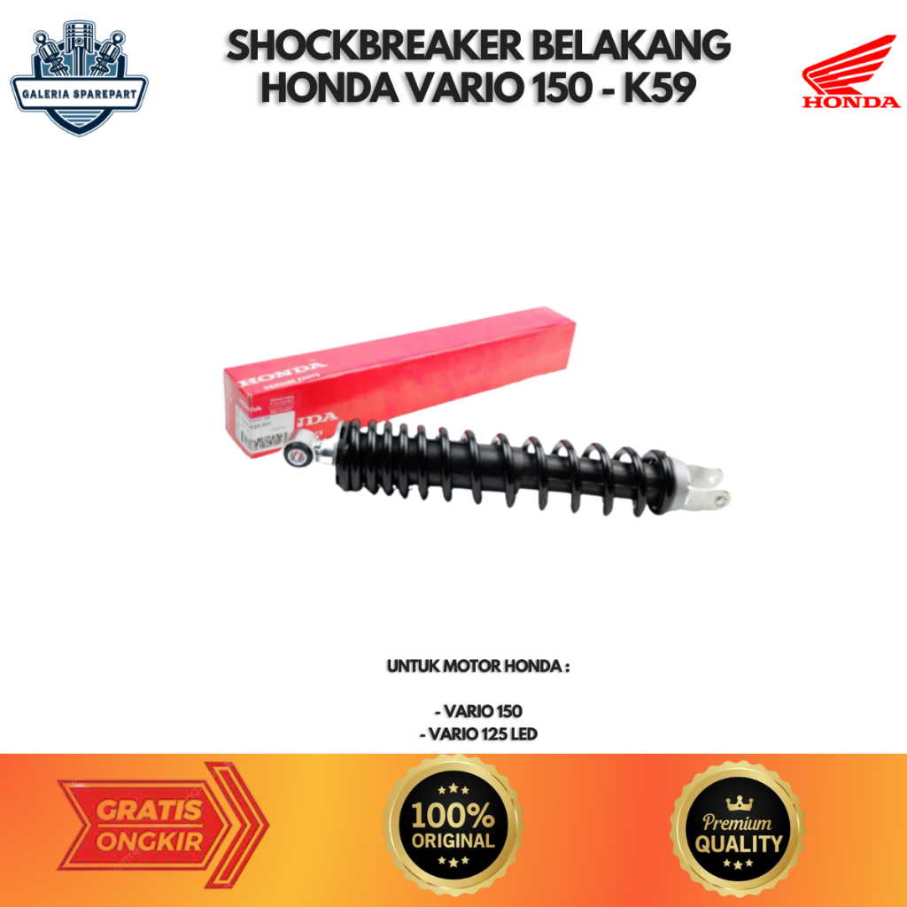 Ori shock belakang vario 125/shock belakang vario 150 - Shockbreaker Belakang Honda Vario 150