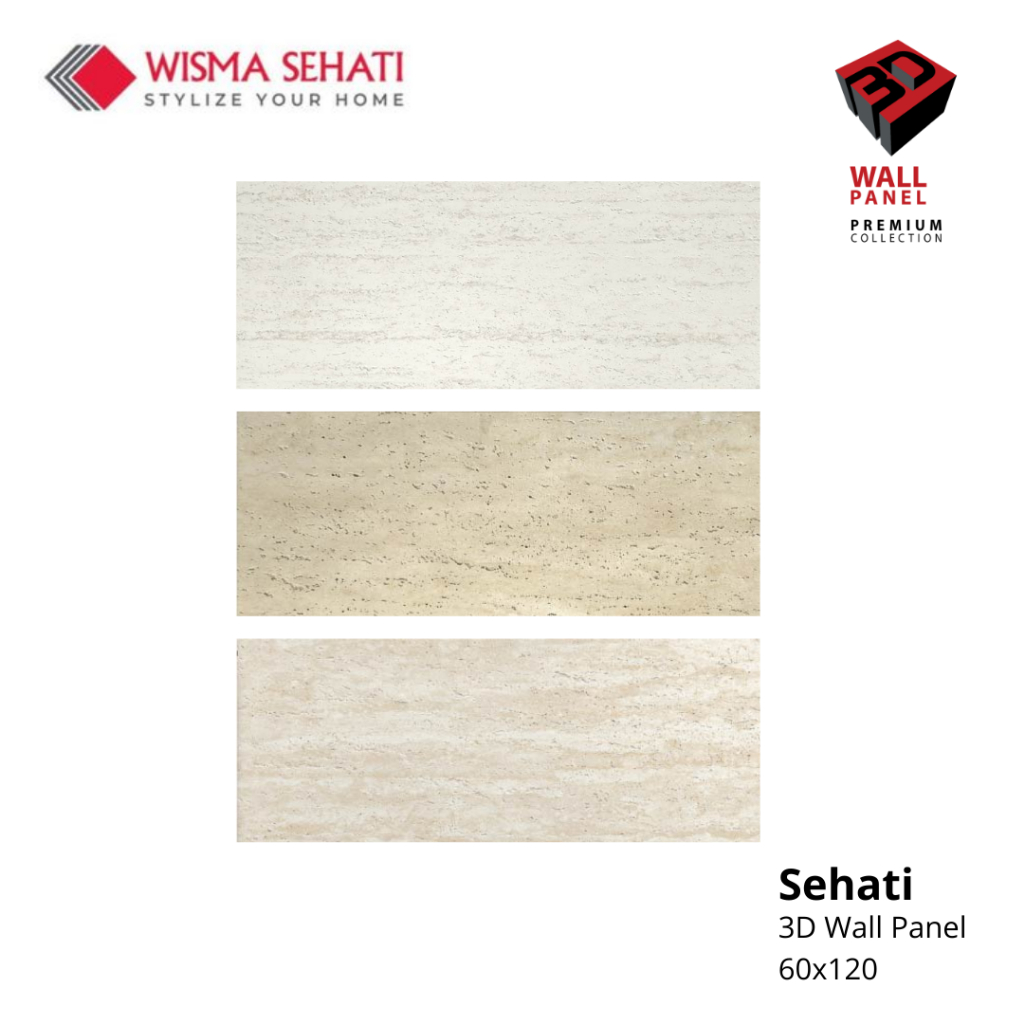 3D Wallpanel Dinding Tempel 60x120 Sehati 3D Wall Panel Flexible Stone Dinding Lentur tahan air