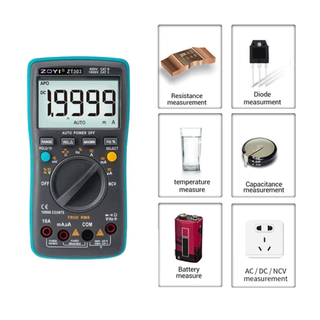 ZT-303 Auto Multimeter Digital Multitester Avometer Original