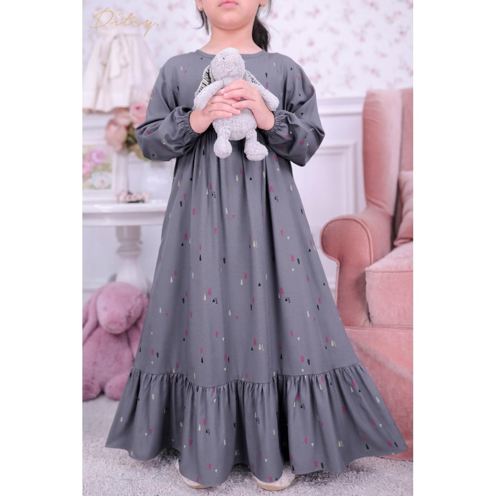 [SIAP KIRIM] LITTLE AVRA ASHGREY SIZE 2 BY DITSY EDISI FEBRUARI 2026