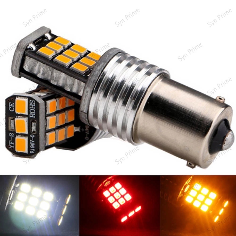 Lampu LED 45 Titik Mata SMD 1157 1156 T20 Mundur Rem Sein Sen Motor Mobil Putar Bayonet LP 1156 1157