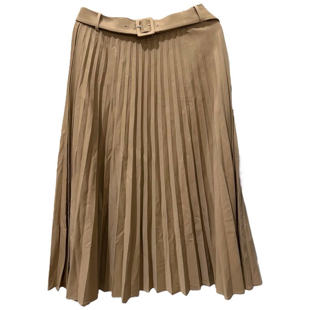 Zara Preloved Pleated Skirt With Belt